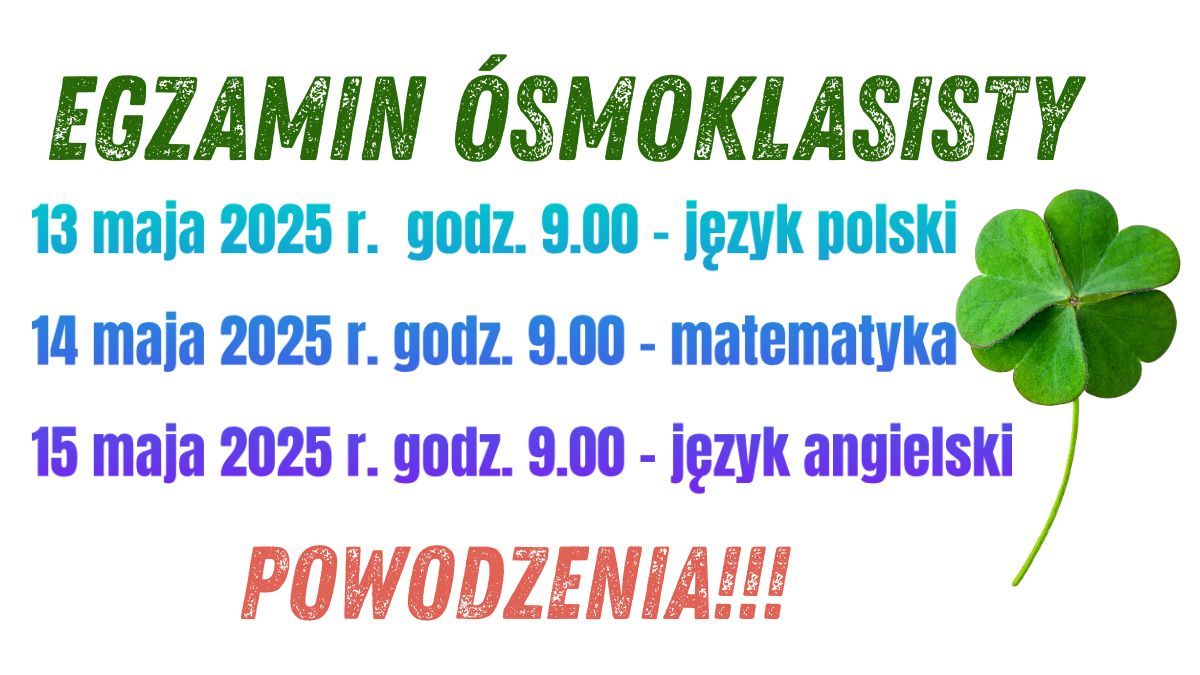 Egzamin ósmoklasisty