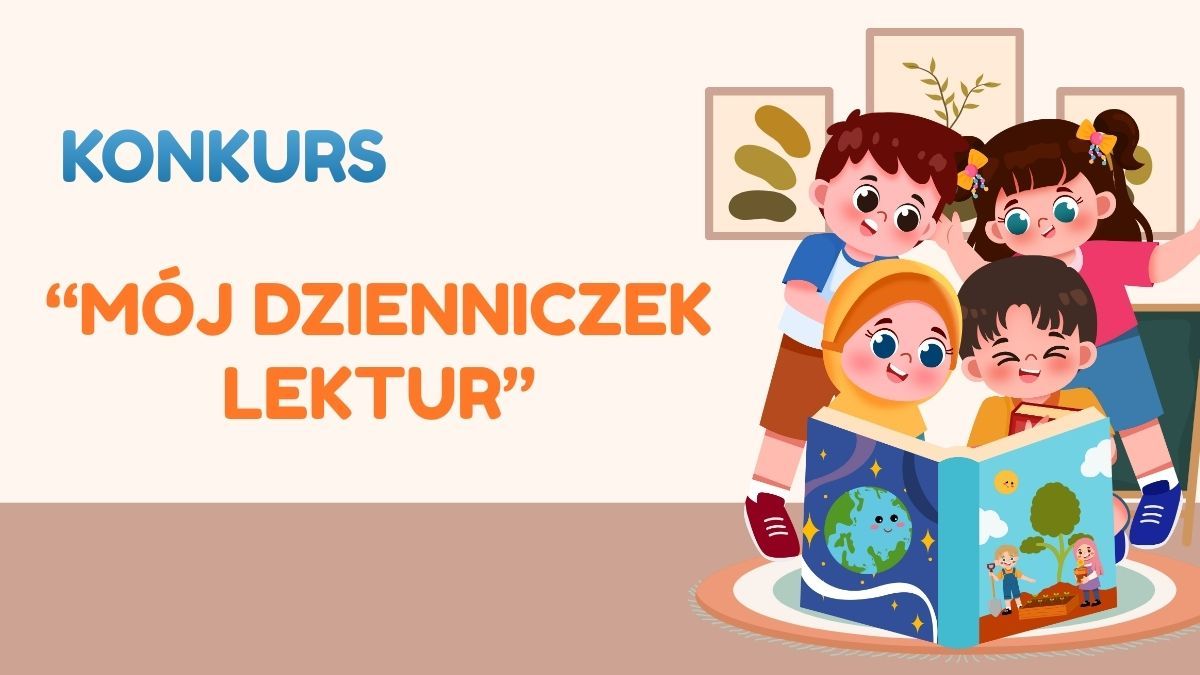 Biblioteka szkolna zaprasza do udziału w konkursie  „Mój dzienniczek lektur”