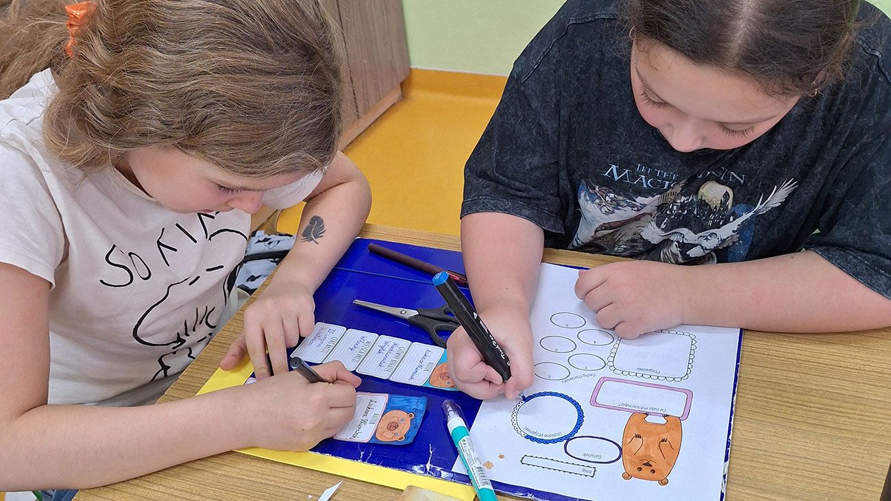 Praca z lekturą „Dziadek i niedźwiadek”