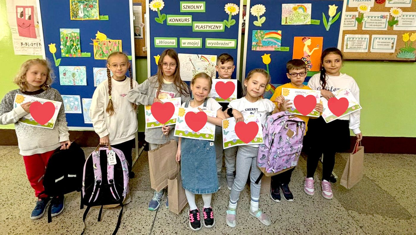 Szkolny Konkurs Plastyczny „Wiosna w mojej wyobraźni”